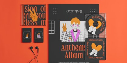 Qandera Font Poster 12