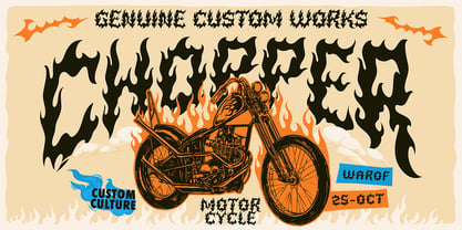 Firelost Font Poster 6