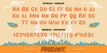 Firelost Font Poster 9