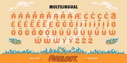 Firelost Font Poster 10