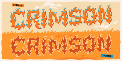 Firelost Font Poster 3