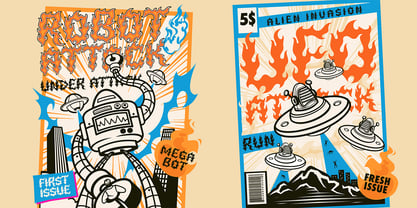 Firelost Font Poster 5