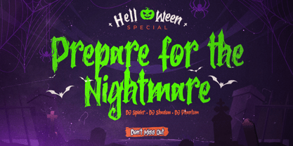 Rotten Spirits Font Poster 2