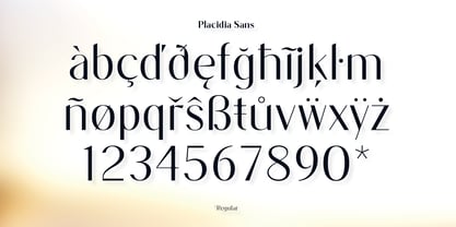 Placidia Sans Font Poster 3