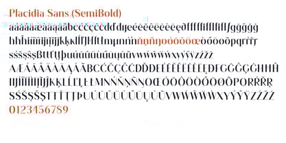 Placidia Sans Font Poster 6