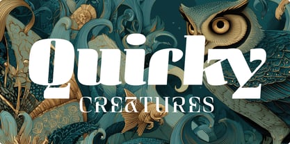 Curve Display Font Poster 5