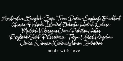 Hambalang Scriptem Font Poster 4