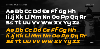 Wush Font Poster 10