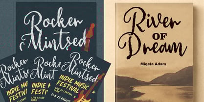 Rocker mintsed Font Poster 3