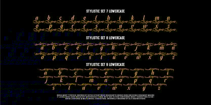 Berga Mont Font Poster 13