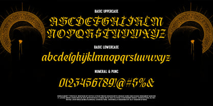 Berga Mont Font Poster 3