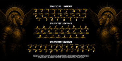 Berga Mont Font Poster 9