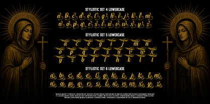 Berga Mont Font Poster 11