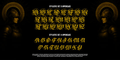 Berga Mont Font Poster 7