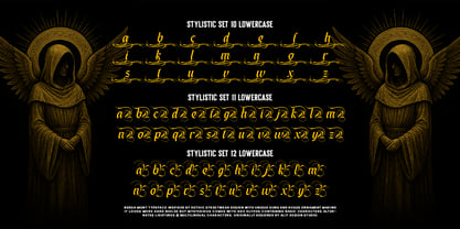 Berga Mont Font Poster 15