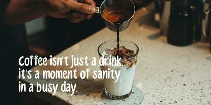 Sunday Coffee Font Poster 2
