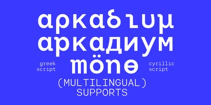 Arcadium Mono Font Poster 10