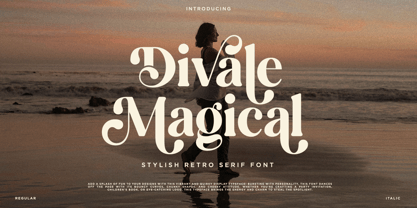Divale Magical Font Poster 1
