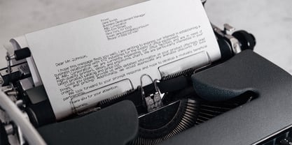 Inky Typer Font Poster 2