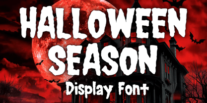 Halloween Season Font Poster 1