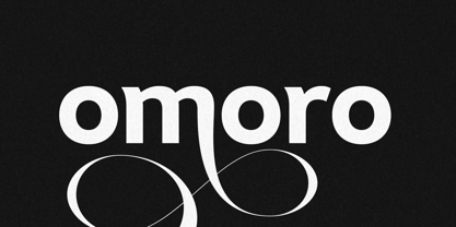 Omoro Font Poster 1