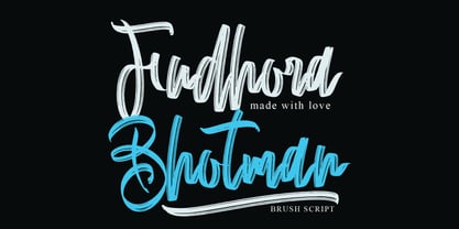 Fudhora Bhotman Font Poster 1