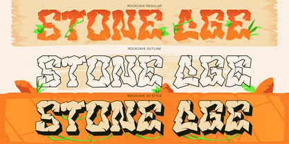 Rockcave Font Poster 6