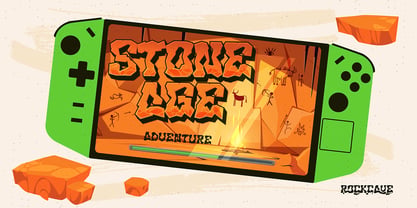 Rockcave Font Poster 9