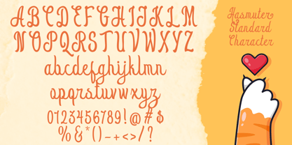 Hasmuter Font Poster 4