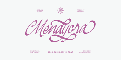 Mendyora Font Poster 1