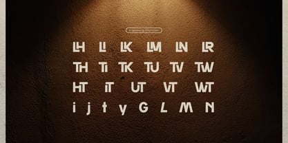 Renasfi Outline Font Poster 12