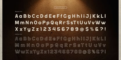 Renasfi Outline Font Poster 10