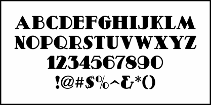 Deco Serif JNL Font Poster 3