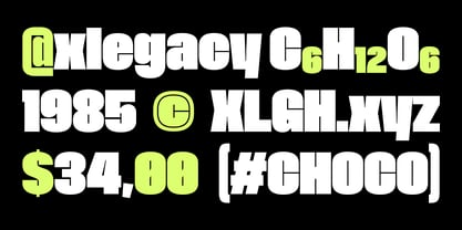 XL Gravy Font Poster 4