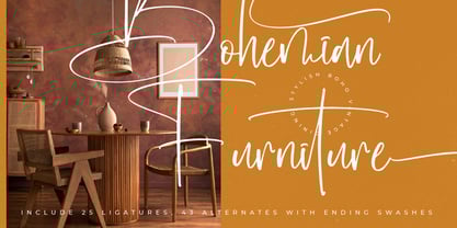 Bluestone Nostalgia Font Poster 6