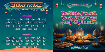Jumaylah Font Poster 11