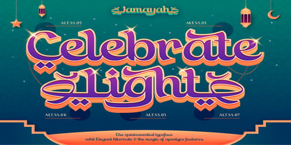 Jumaylah Font Poster 9