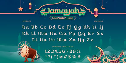 Jumaylah Font Poster 2