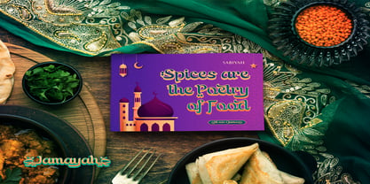 Jumaylah Font Poster 10