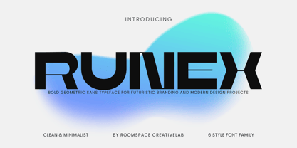 Runex Font Poster 1