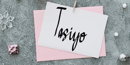 Tasiyo Font Poster 6