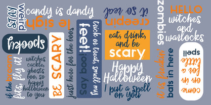 ZP Spookyville Font Poster 2
