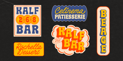 Coffee & Waffle Font Poster 4