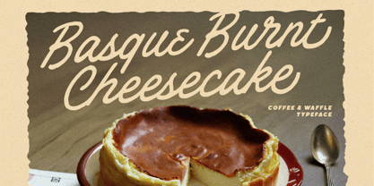 Coffee & Waffle Font Poster 12