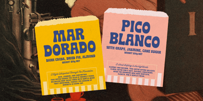 Coffee & Waffle Font Poster 3