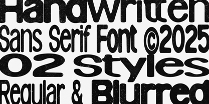 MN Brutaze Font Poster 2