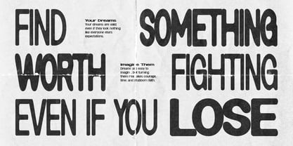 MN Brutaze Font Poster 6