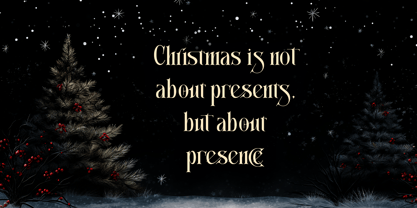 Christmas Joyvera Font Poster 5