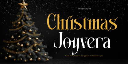 Christmas Joyvera Font Poster 1