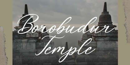 Beautiful Aletha Italic Font Poster 5